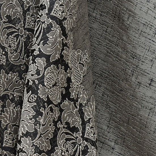  Panel V-40 Damask Wholesale Jacquard Background Curtain Fabrics Living Room and Bedroom Curtains 10 Models  300x300 cm 100% Polyester